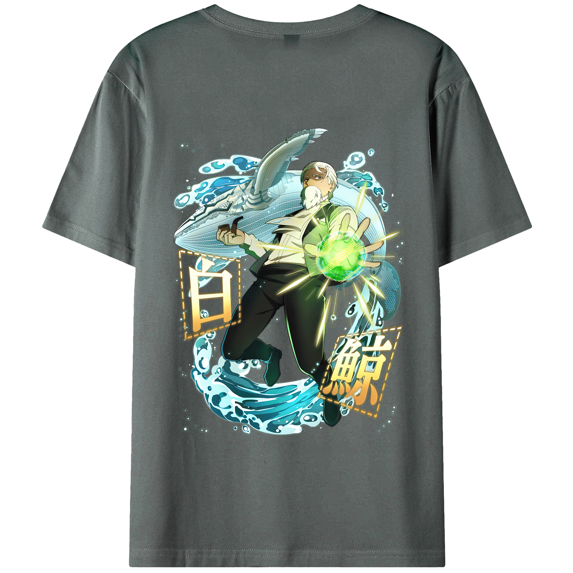（画像用） 文豪ストレイドッグス Bungo Stray Dogs 綿100％半袖Tシャツ（背面プリント）